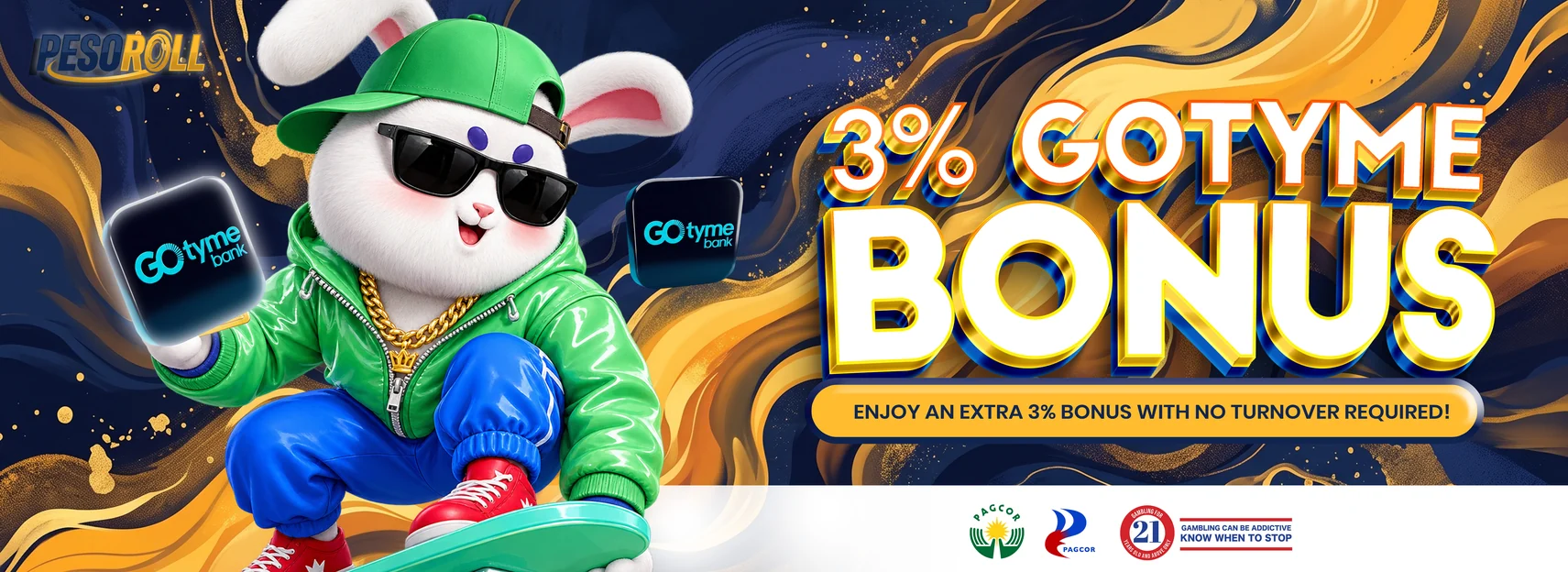 3% back on every GoTyme deposit